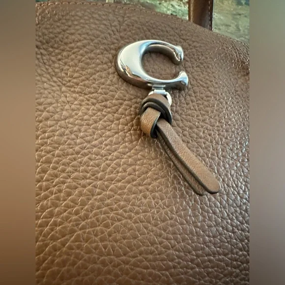 COACH Remi 1317 Pebbled Leather Satchel Saddle Handbag MSRP $398 - Picture 2 of 6